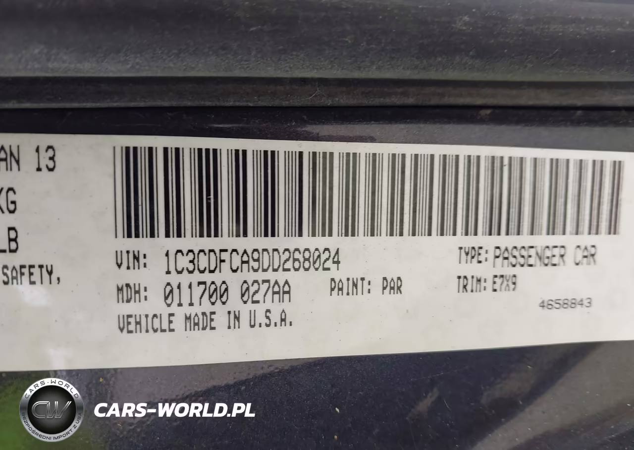 2013 Dodge Dart Limited VIN:1C3CDFCA9DD268024 - 9