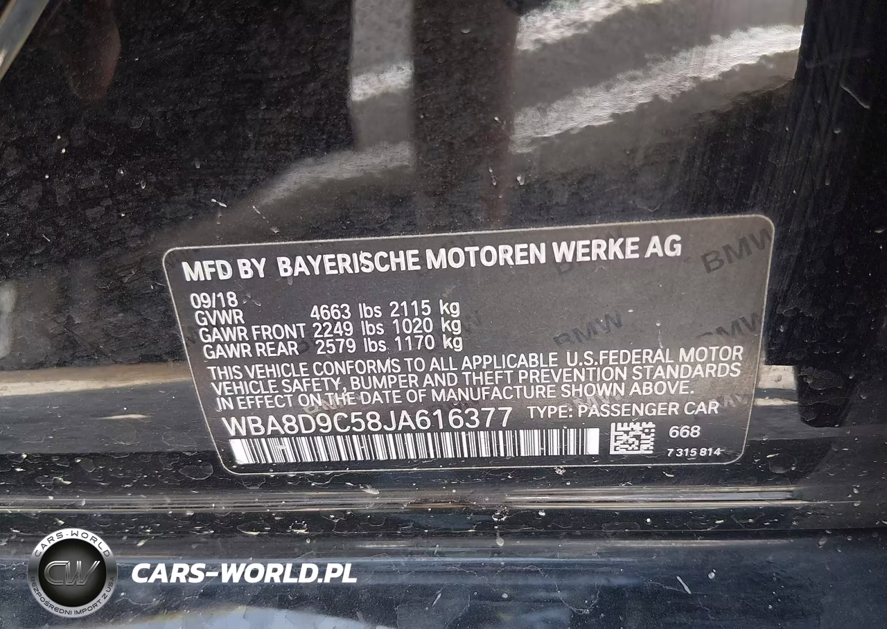 2018 BMW 330I xDrive VIN:WBA8D9C58JA616377 - 9