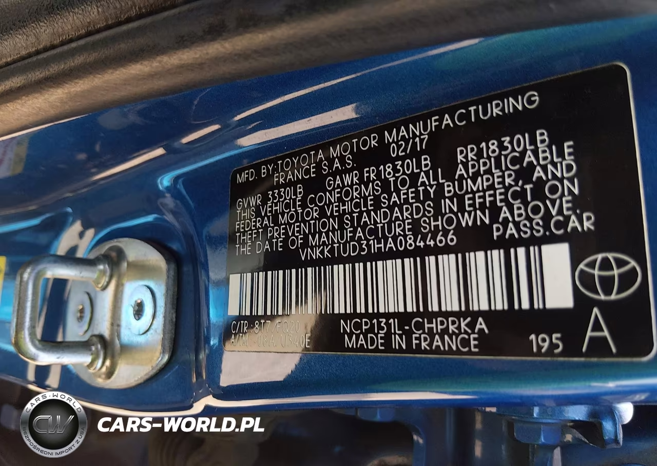 2017 Toyota Yaris L VIN:VNKKTUD31HA084466 - 9