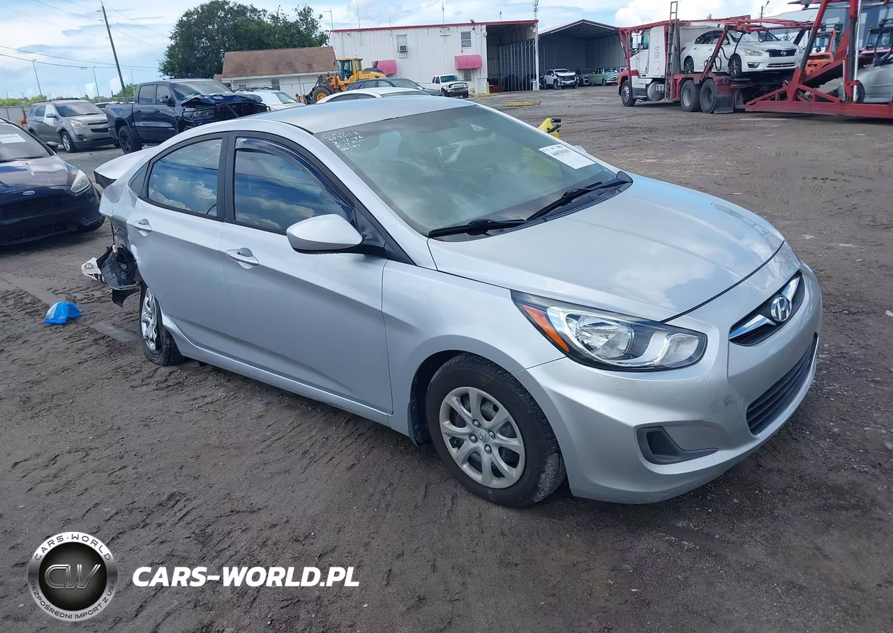 2014 Hyundai Accent Gls VIN:KMHCT4AE4EU756237 - 1