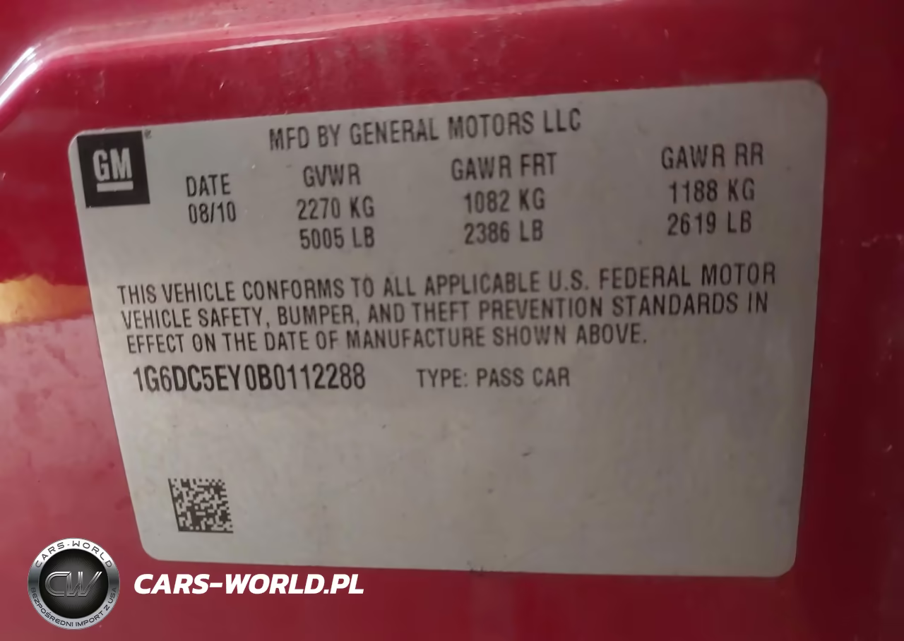 2011 Cadillac Cts VIN:1G6DC5EY0B0112288 - 9