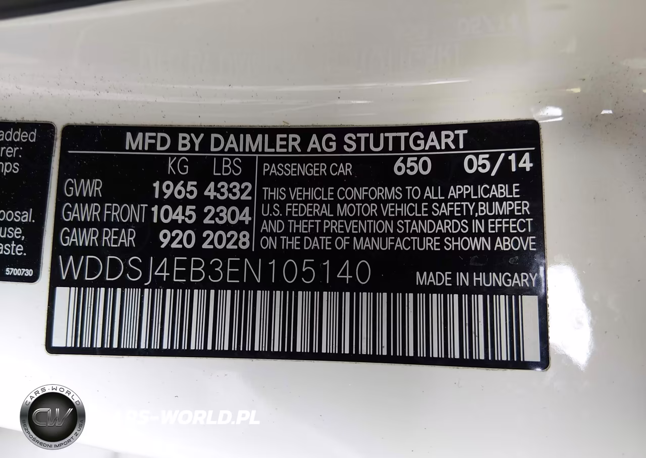 2014 Mercedes-Benz Cla 250 VIN:WDDSJ4EB3EN105140 - 9