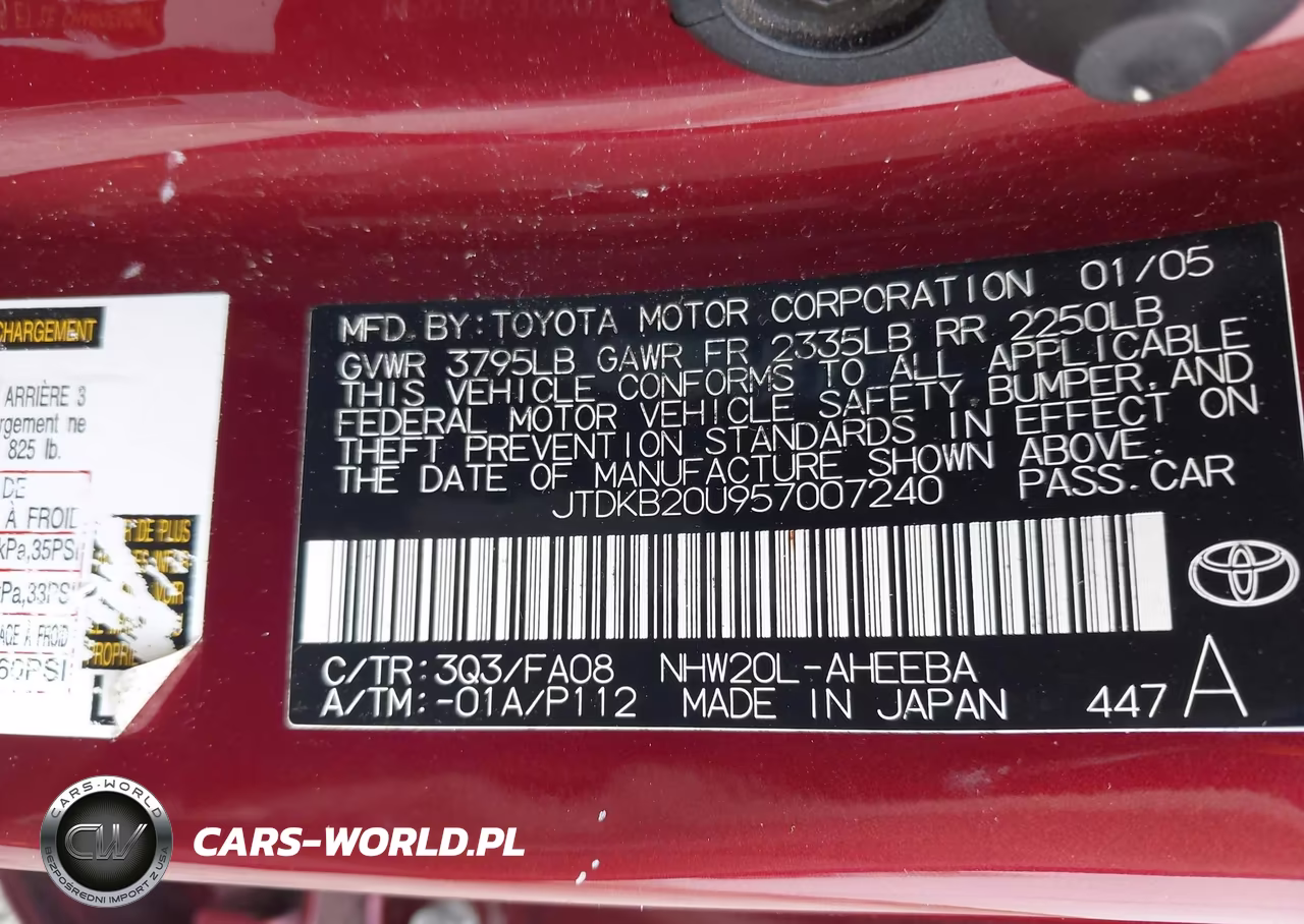 2005 Toyota Prius VIN:JTDKB20U957007240 - 9