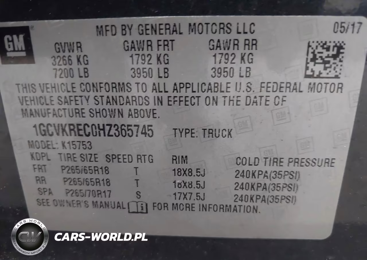 2017 Chevrolet Silverado 1500 Lt VIN:1GCVKREC0HZ365745 - 9