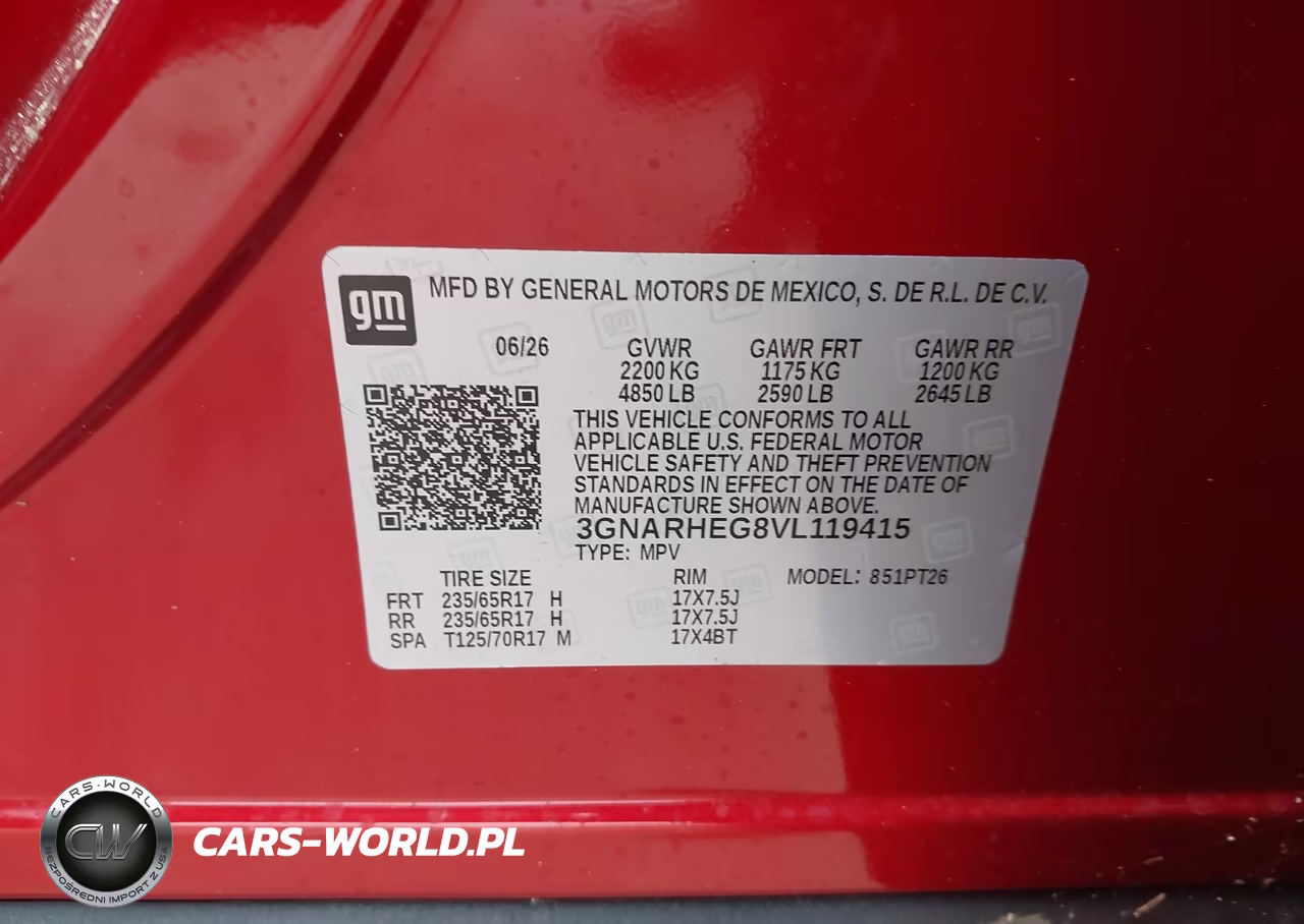2027 Chevrolet Equinox VIN:3GNARHEG8VL119415 - 9