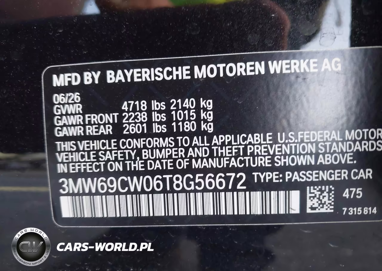 2026 BMW 330I VIN:3MW69CW06T8G56672 - 9