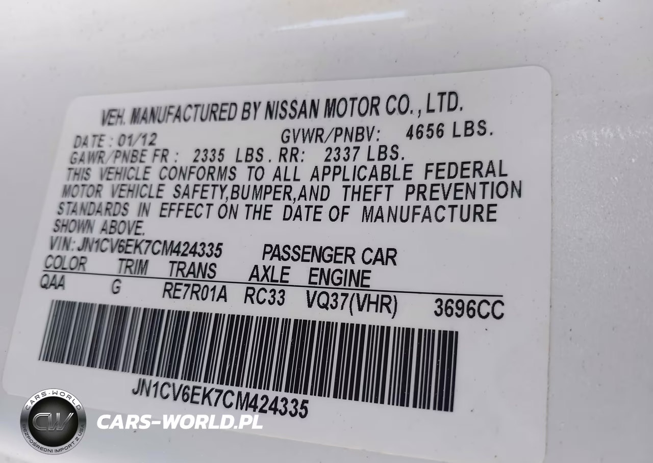 2012 Infiniti G37 Journey VIN:JN1CV6EK7CM424335 - 9