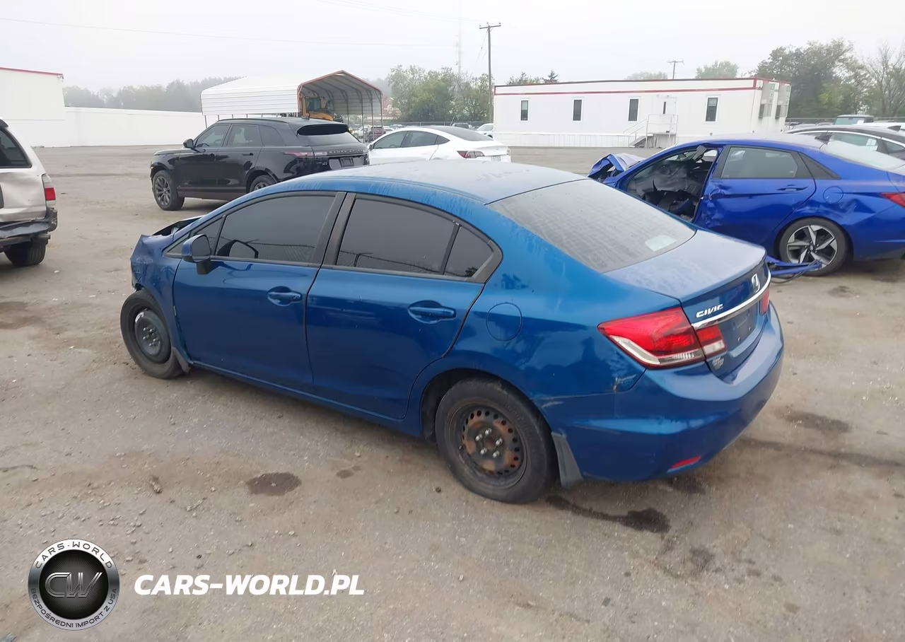 2013 Honda Civic Lx VIN:2HGFB2F5XDH547704 - 3