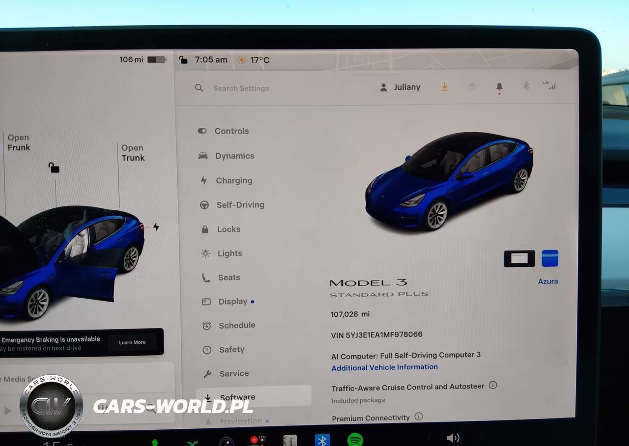 2021 Tesla Model 3 Standard Range Plus Rear-Wheel Drive VIN:5YJ3E1EA1MF978066 - 7