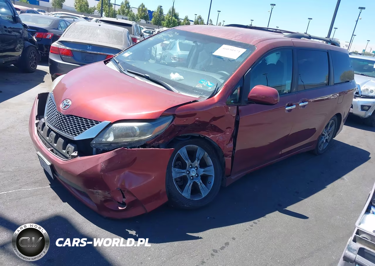 2016 Toyota Sienna Se 8 Passenger VIN:5TDXK3DC3GS706272 - 2