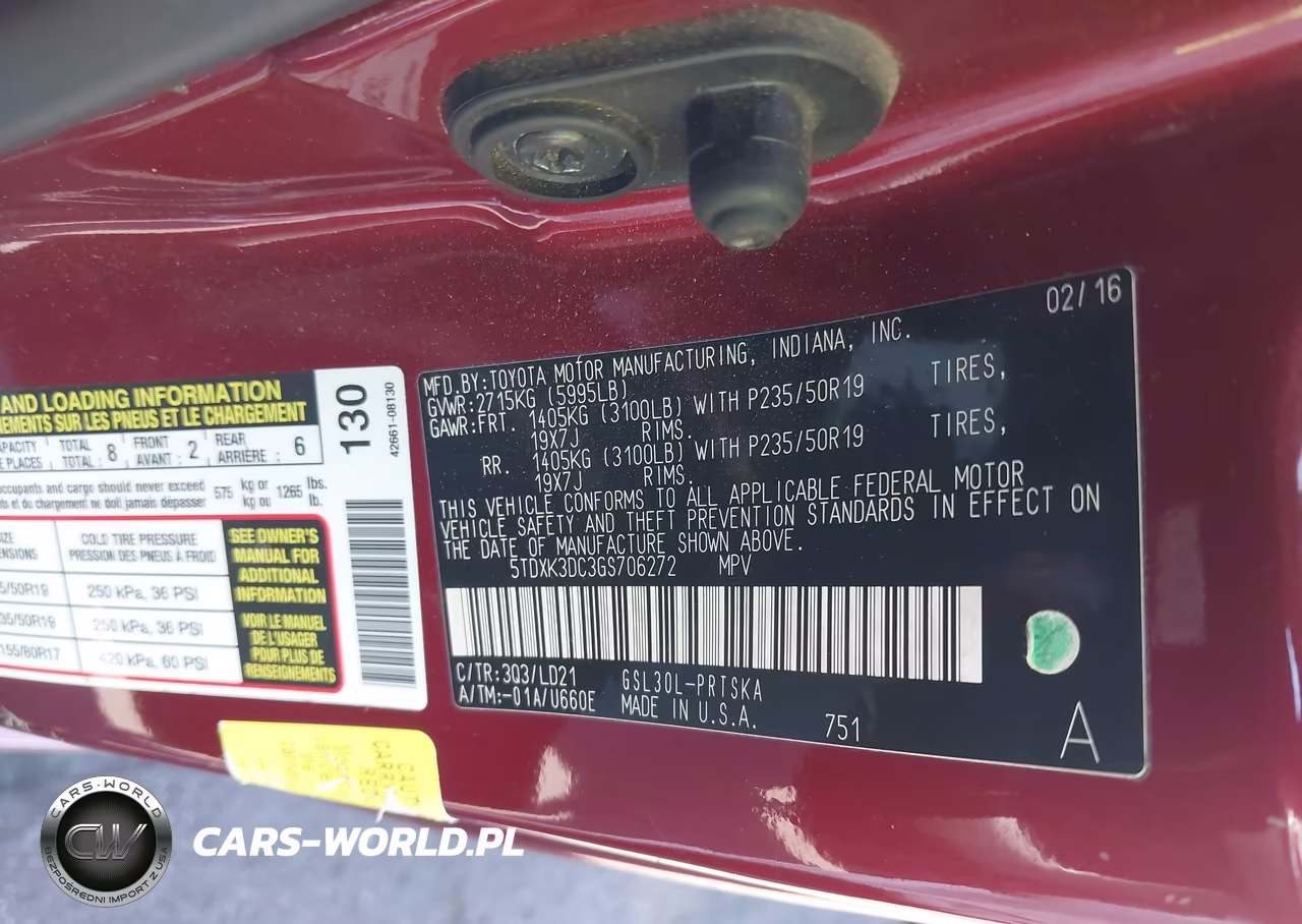 2016 Toyota Sienna Se 8 Passenger VIN:5TDXK3DC3GS706272 - 9