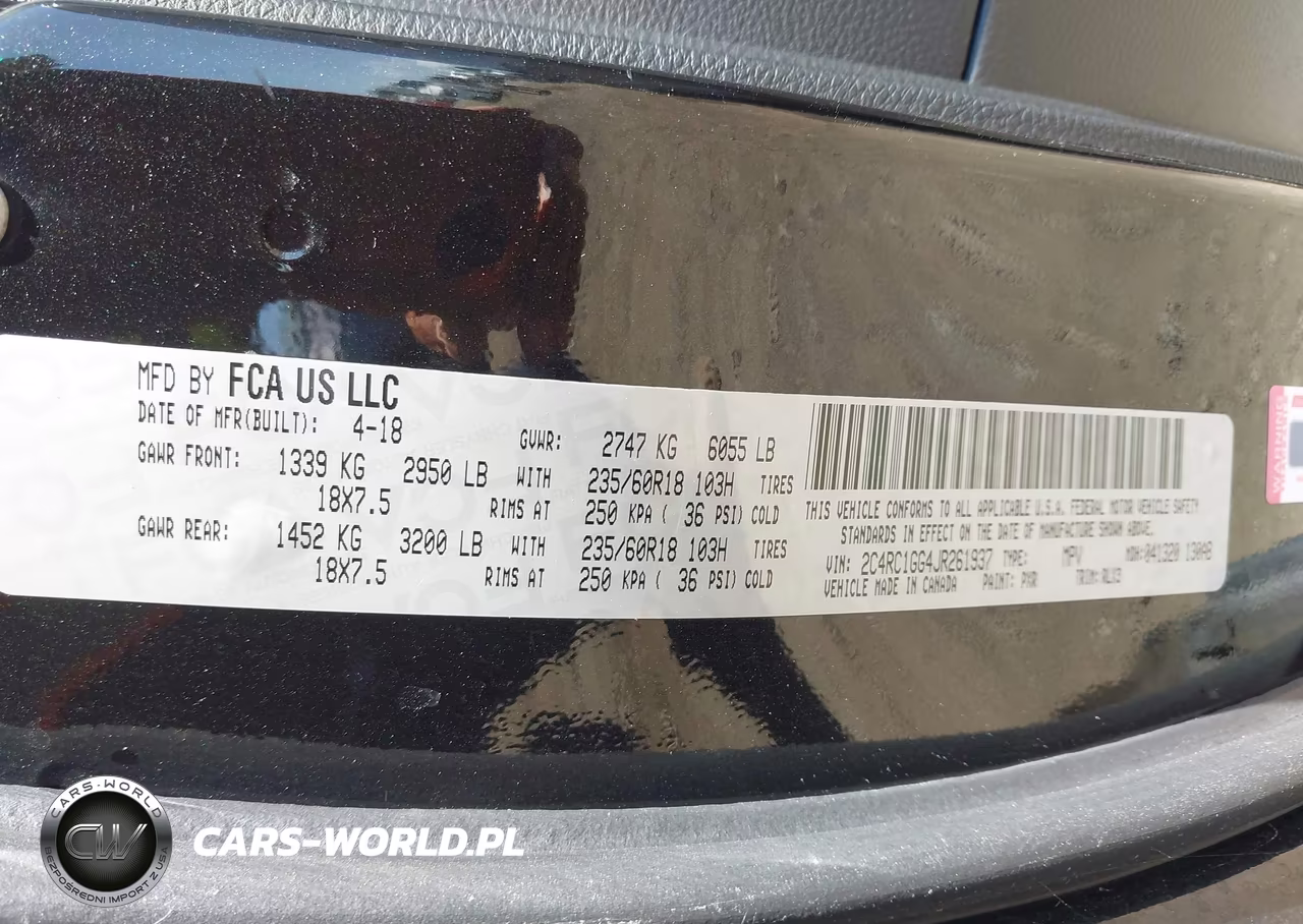 2018 Chrysler Pacifica Limited VIN:2C4RC1GG4JR261937 - 9
