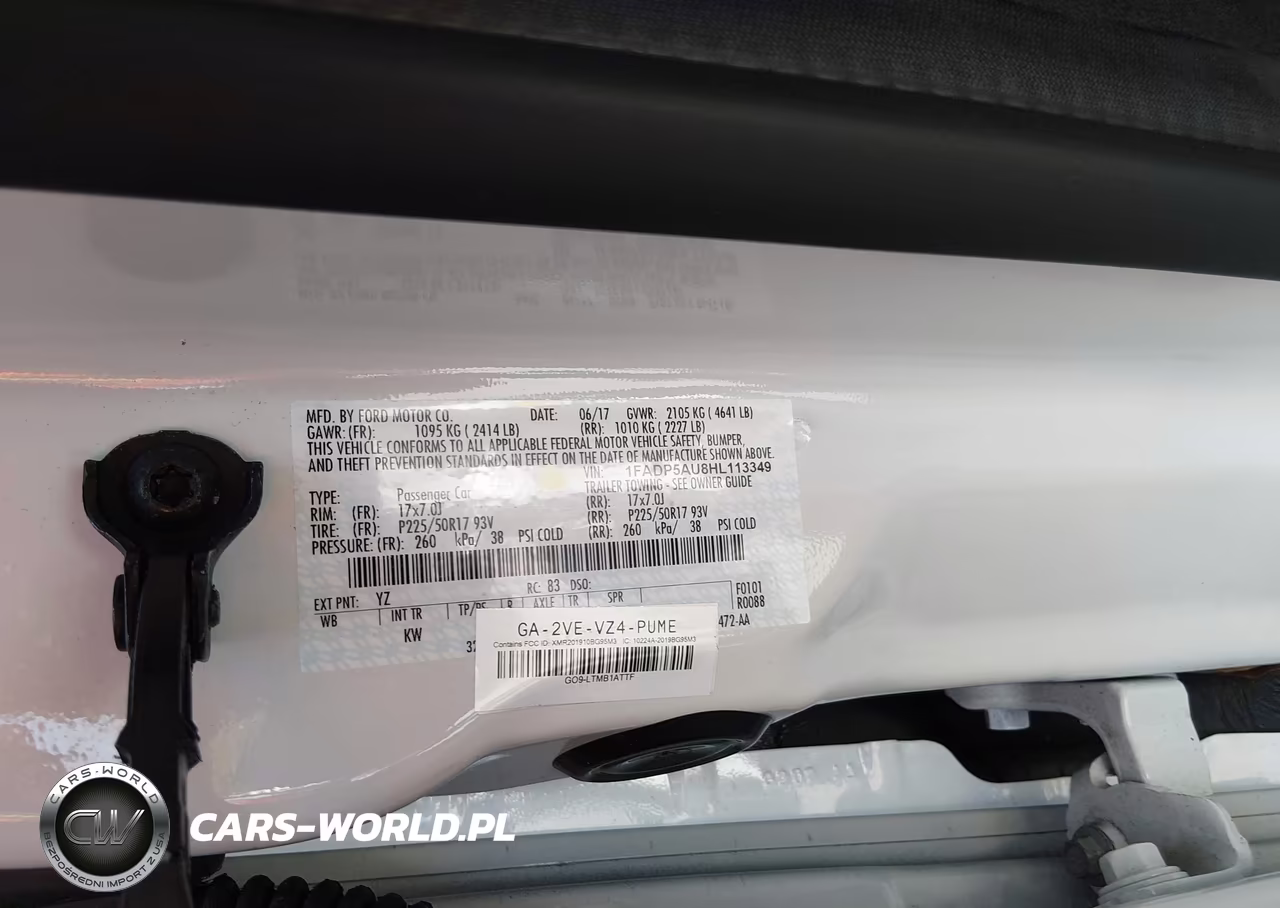 2017 Ford C-Max Hybrid Se VIN:1FADP5AU8HL113349 - 9