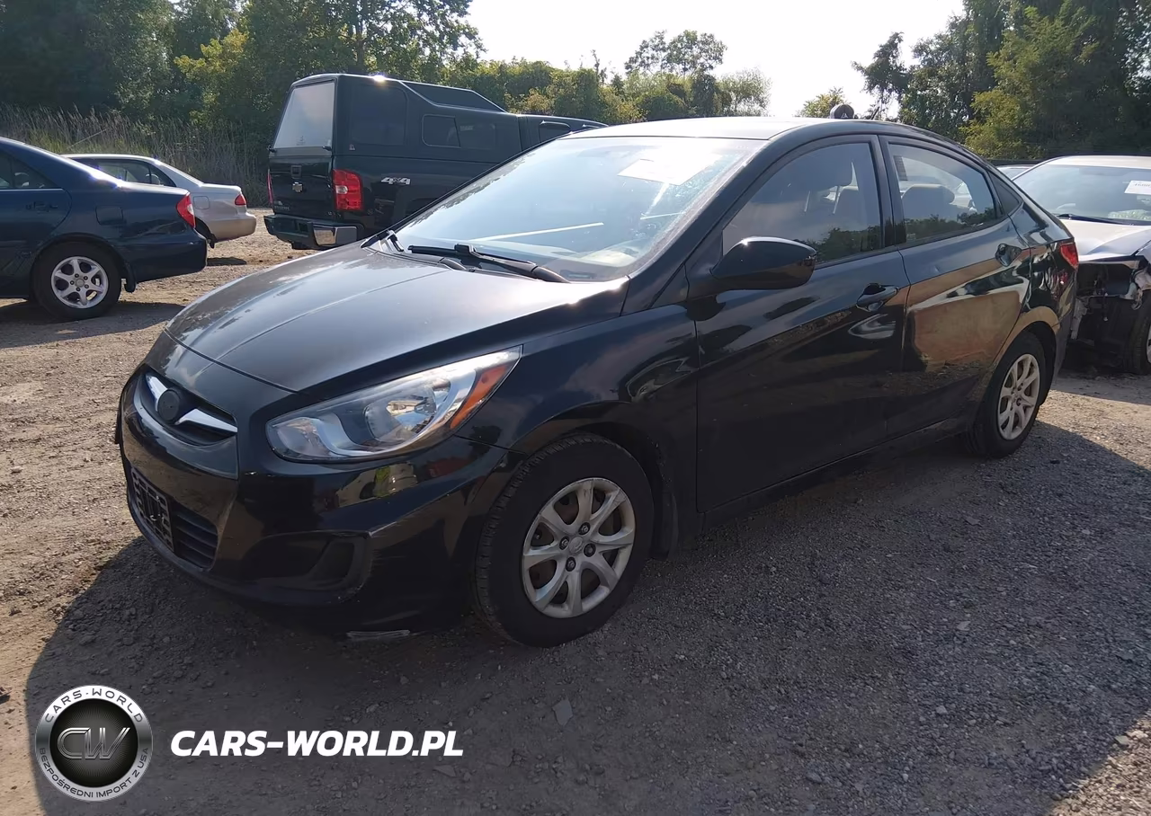 2012 Hyundai Accent Gls VIN:KMHCT4AE6CU204896 - 2