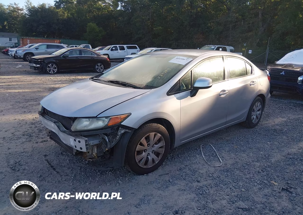 2012 Honda Civic Lx VIN:2HGFB2F55CH524359 - 2