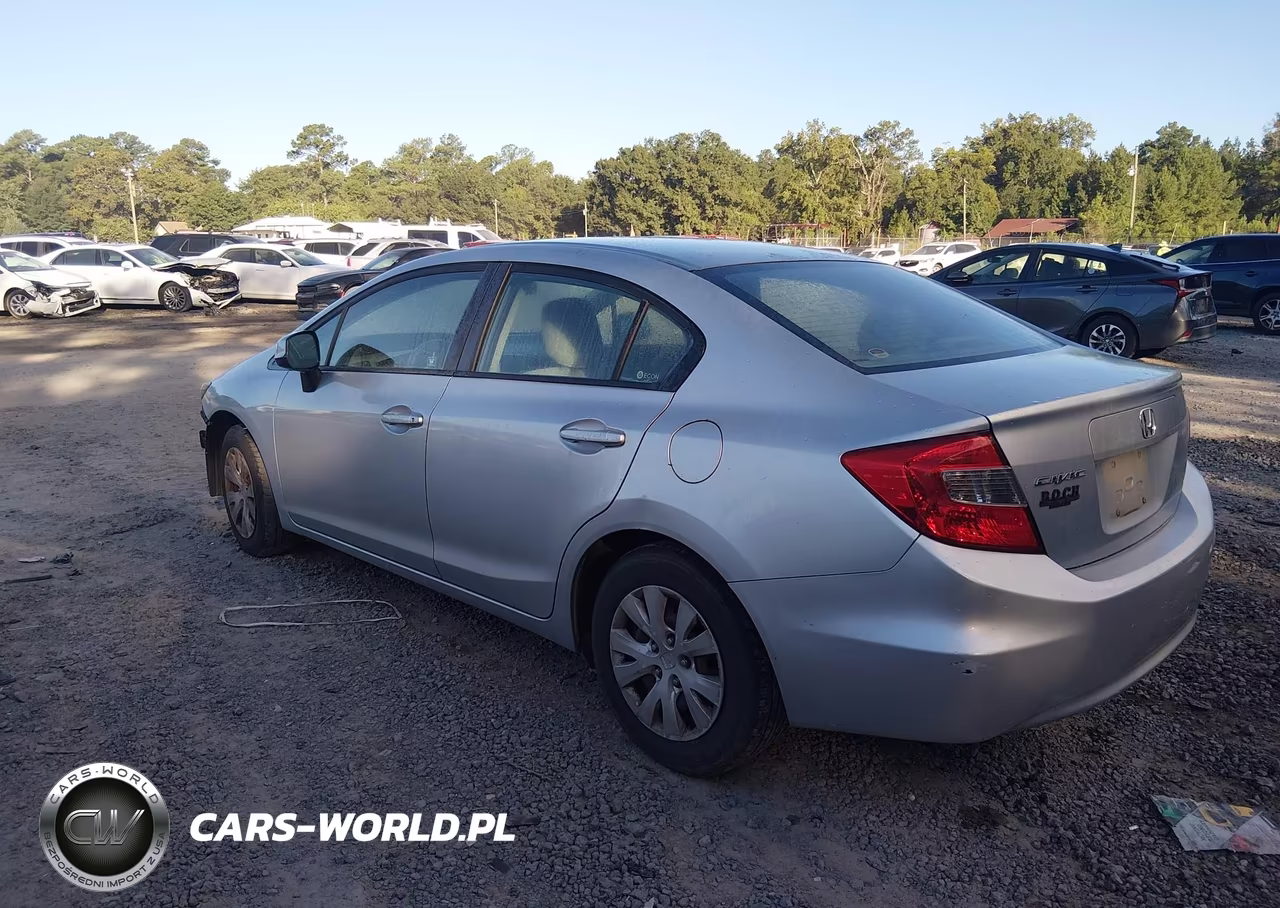 2012 Honda Civic Lx VIN:2HGFB2F55CH524359 - 3