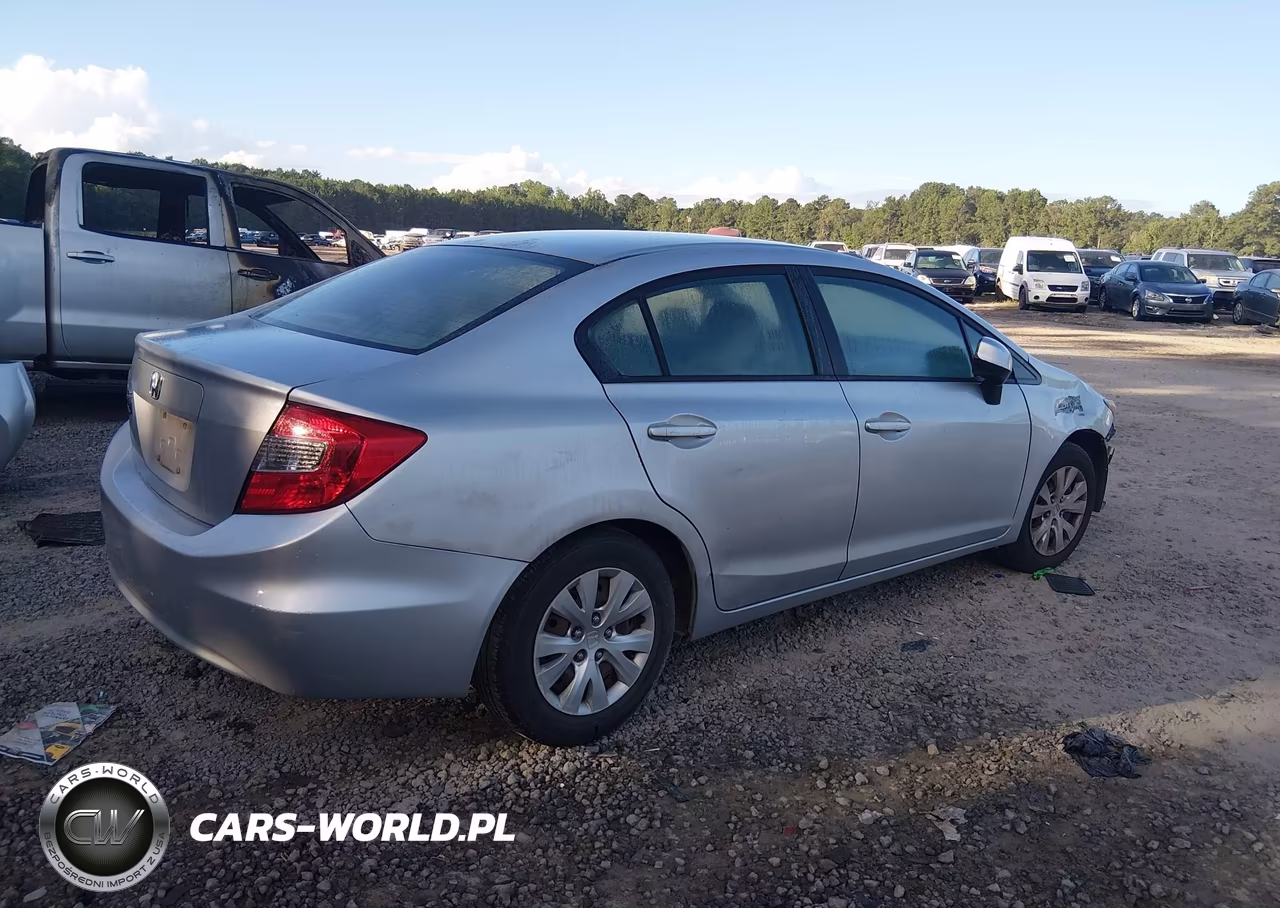 2012 Honda Civic Lx VIN:2HGFB2F55CH524359 - 4