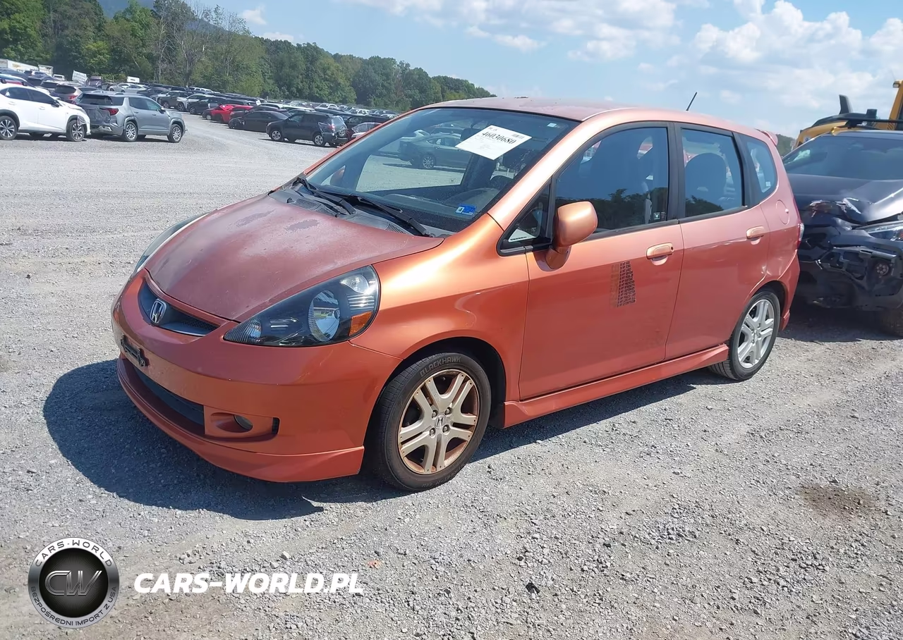 2007 Honda Fit Sport VIN:JHMGD38637S020320 - 2