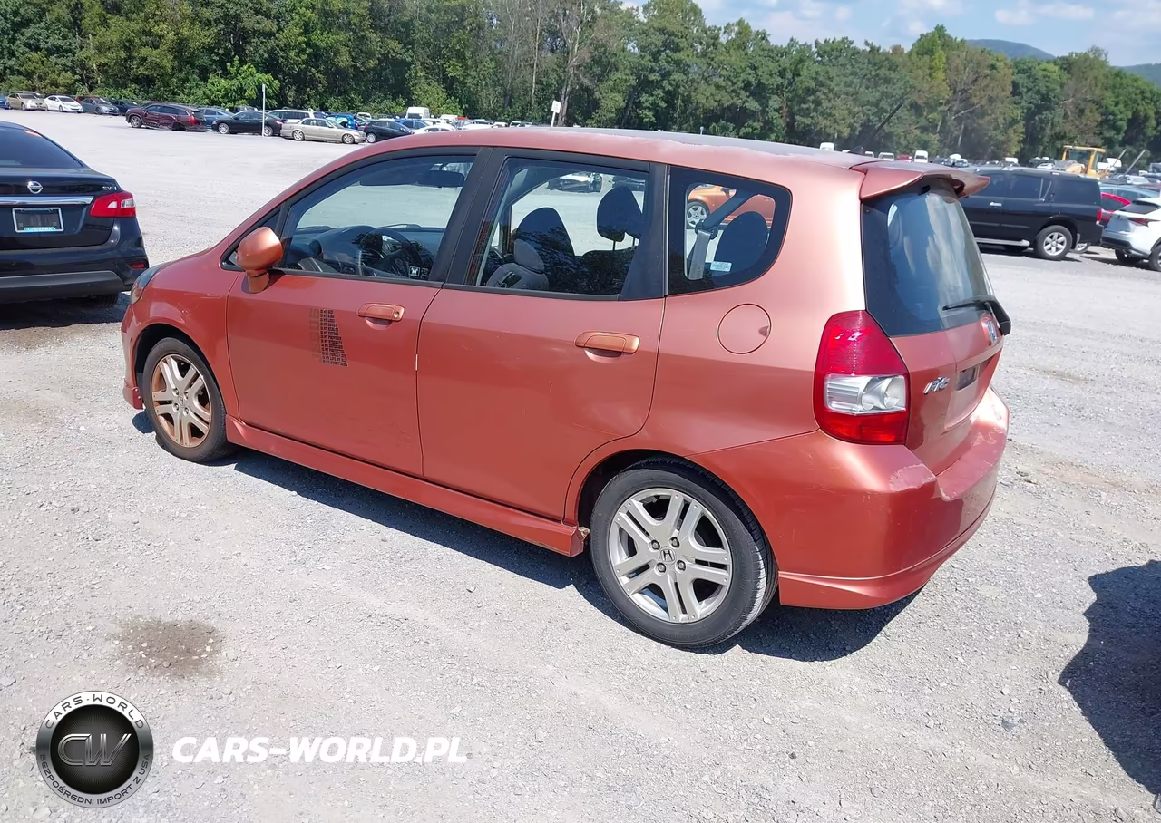 2007 Honda Fit Sport VIN:JHMGD38637S020320 - 3