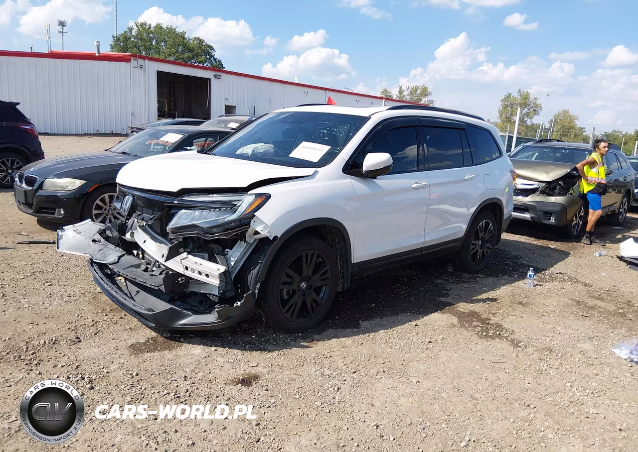 2021 Honda Pilot Awd Black Edition VIN:5FNYF6H75MB067884 - 2