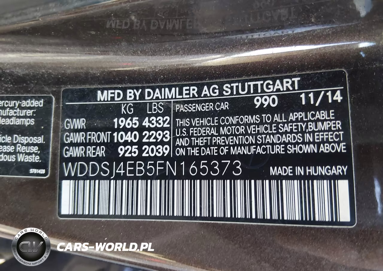 2015 Mercedes-Benz Cla 250 VIN:WDDSJ4EB5FN165373 - 9