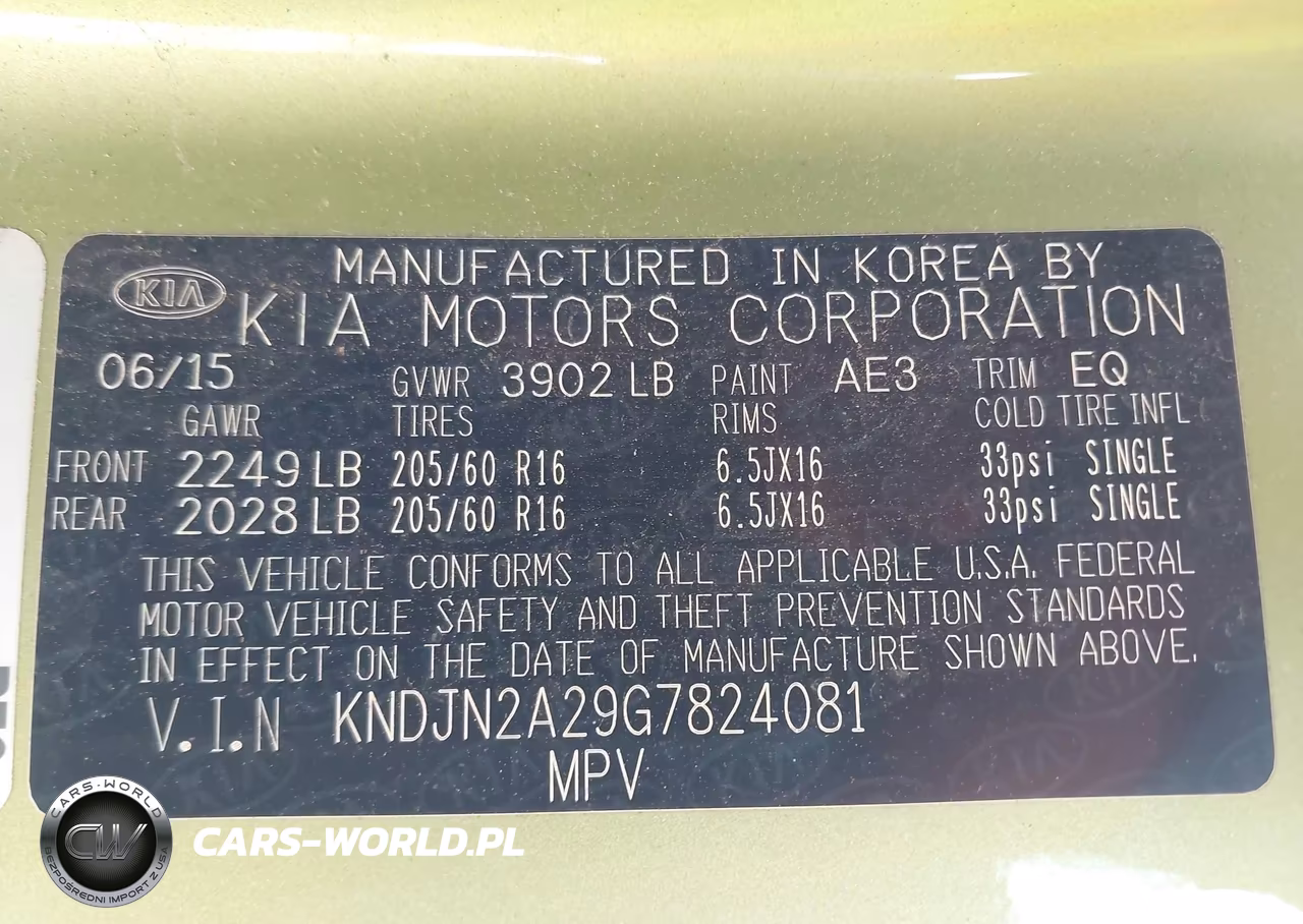 2016 Kia Soul VIN:KNDJN2A29G7824081 - 9