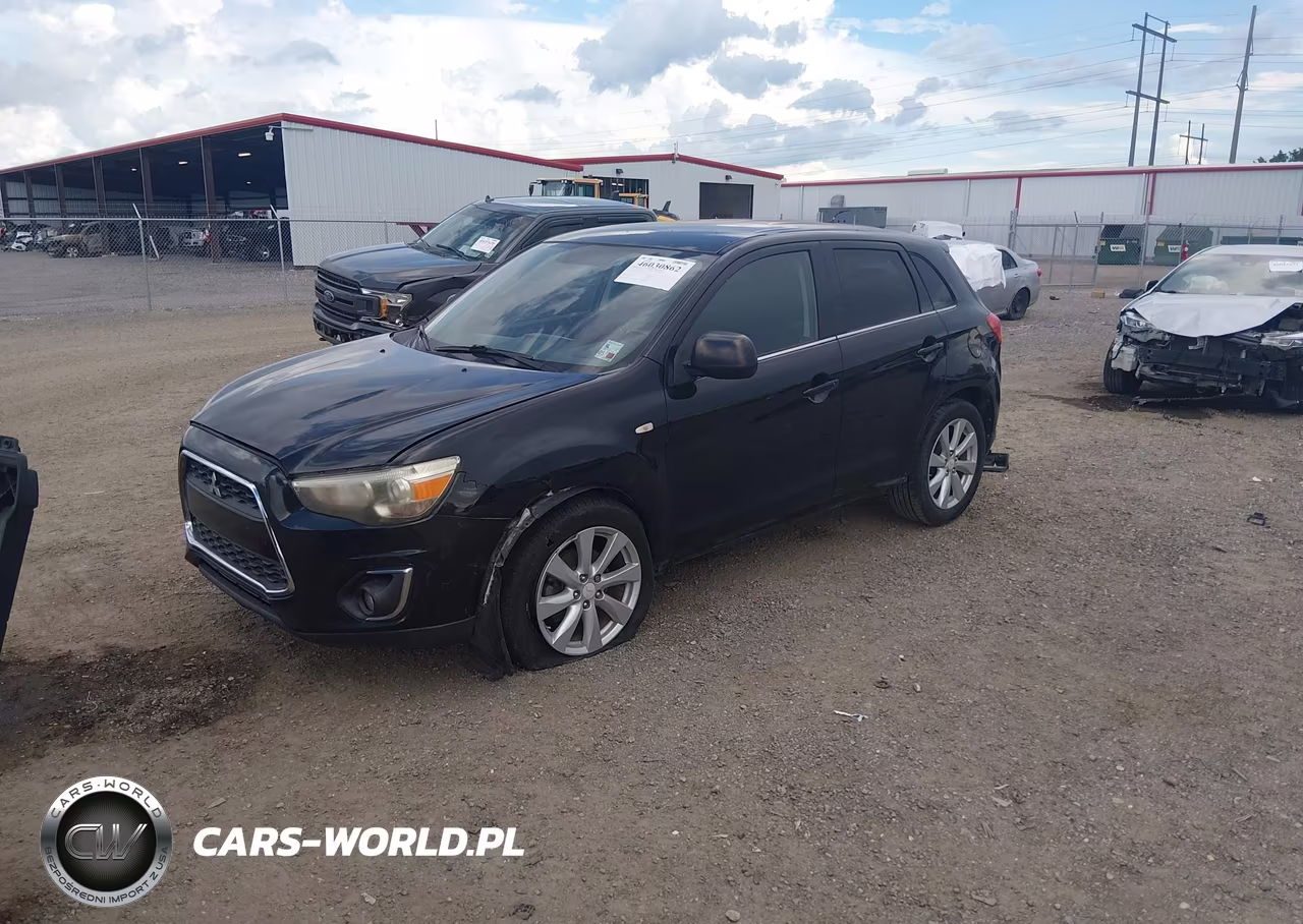 2014 Mitsubishi Outlander Sport Se VIN:4A4AP4AU6EE019177 - 2