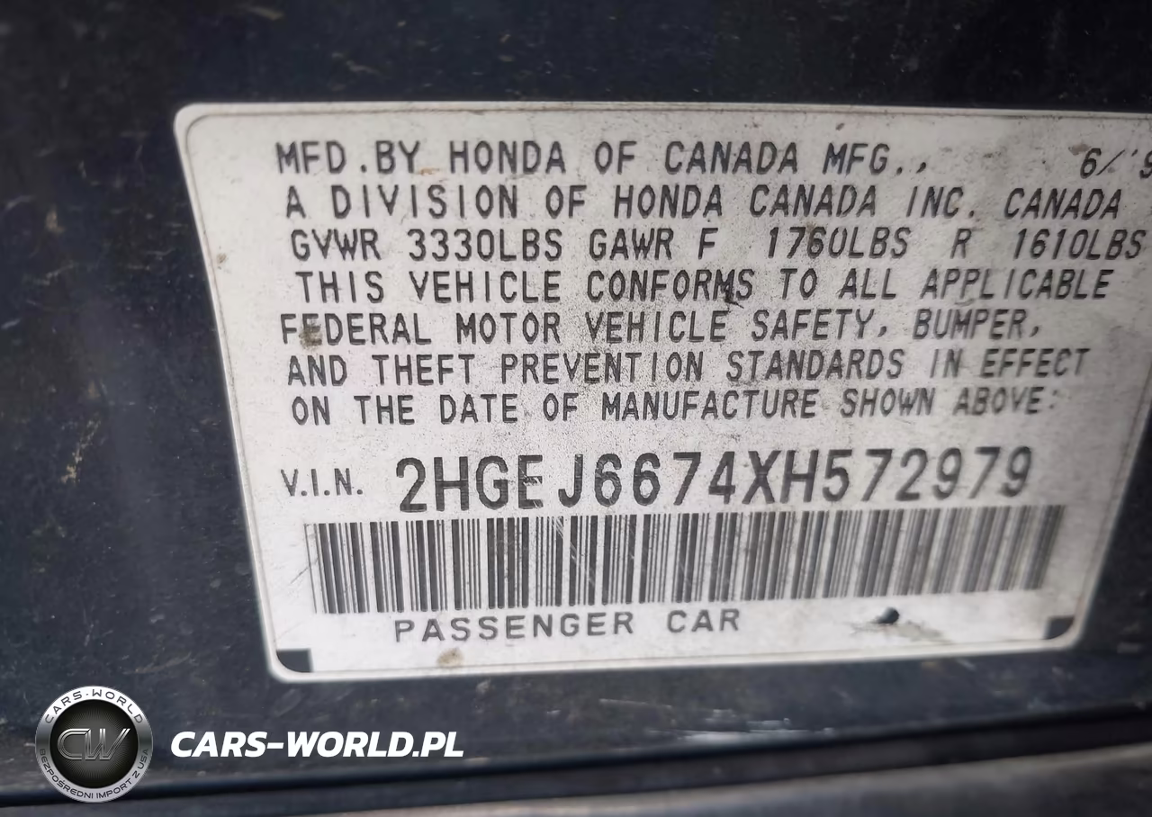 1999 Honda Civic Lx VIN:2HGEJ6674XH572979 - 9