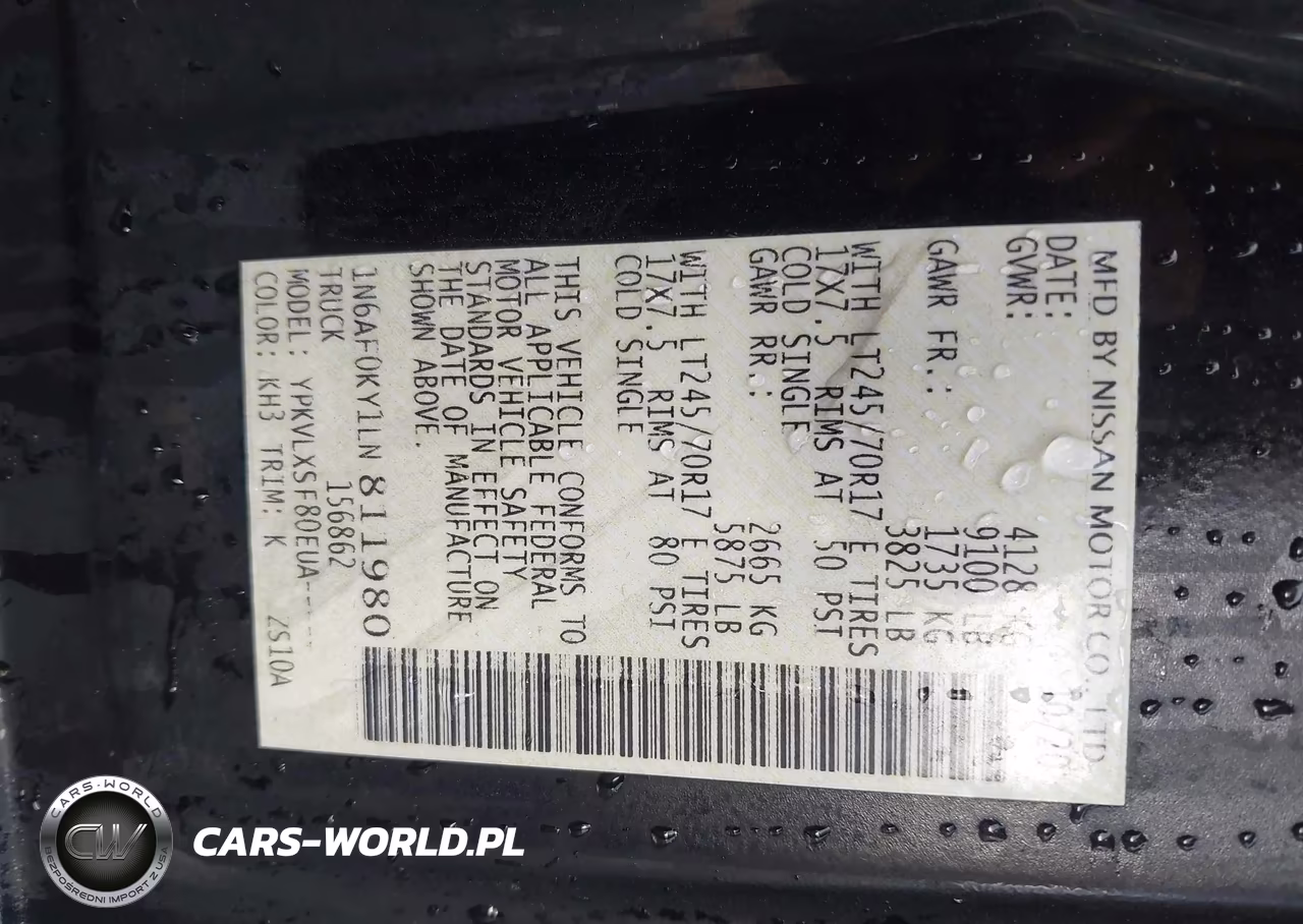 2020 Nissan Nv Cargo Nv2500 Hd Sv Standard Roof V8 VIN:1N6AF0KY1LN811980 - 9