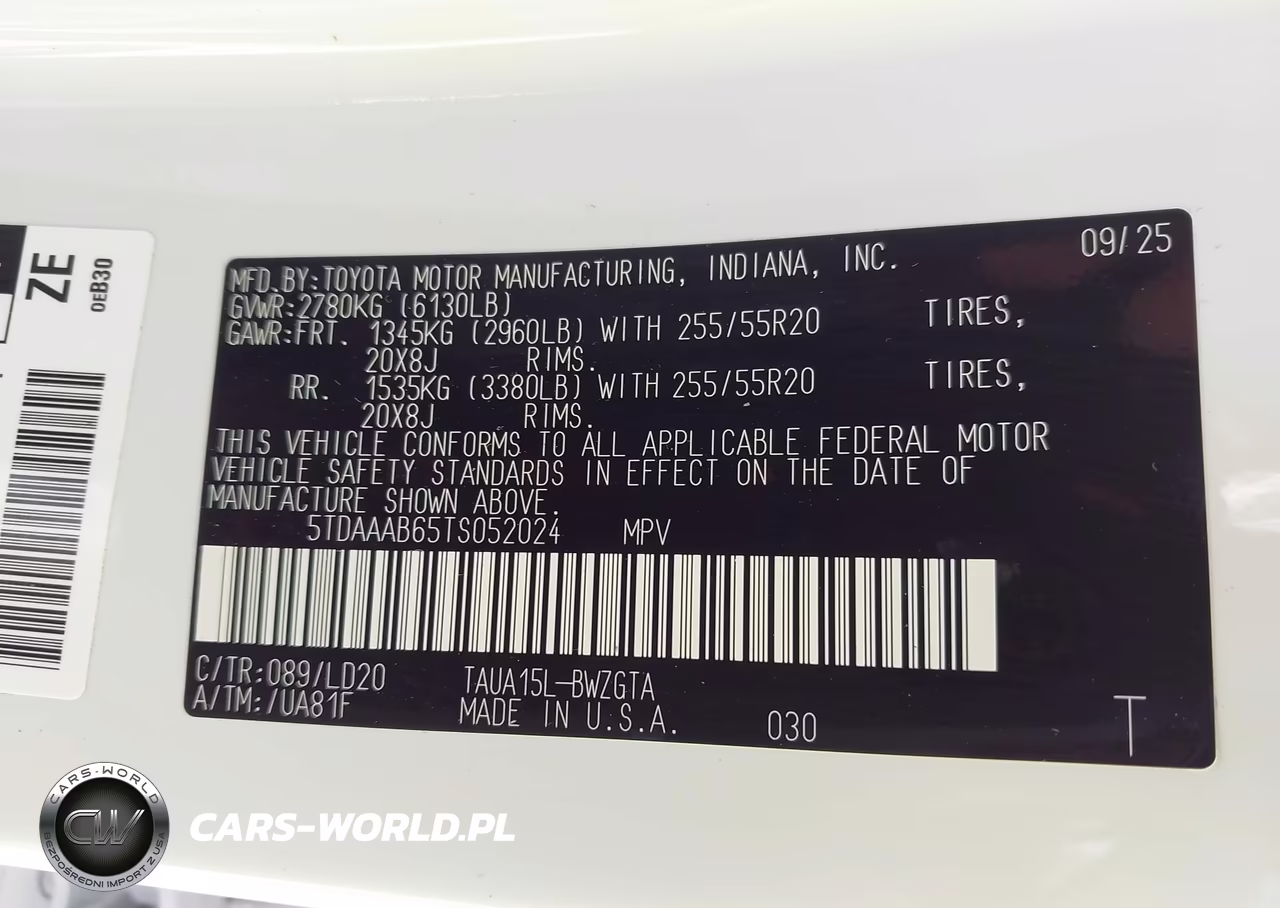 2026 Lexus Tx 350 Luxury VIN:5TDAAAB65TS052024 - 9