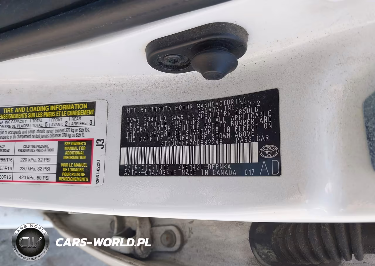 2012 Toyota Corolla Le VIN:2T1BU4EE7CC892248 - 9