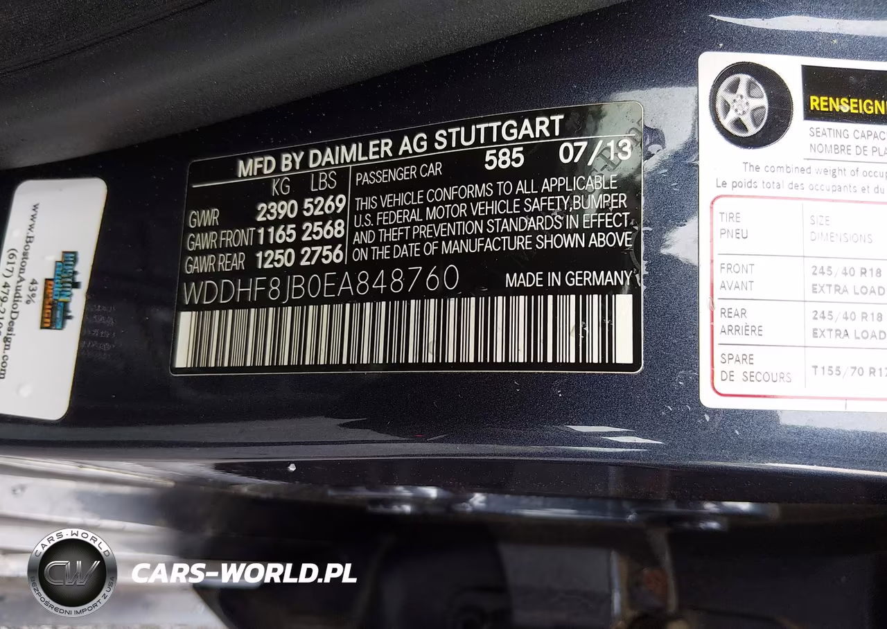 2014 Mercedes-Benz E 350 4Matic VIN:WDDHF8JB0EA848760 - 9