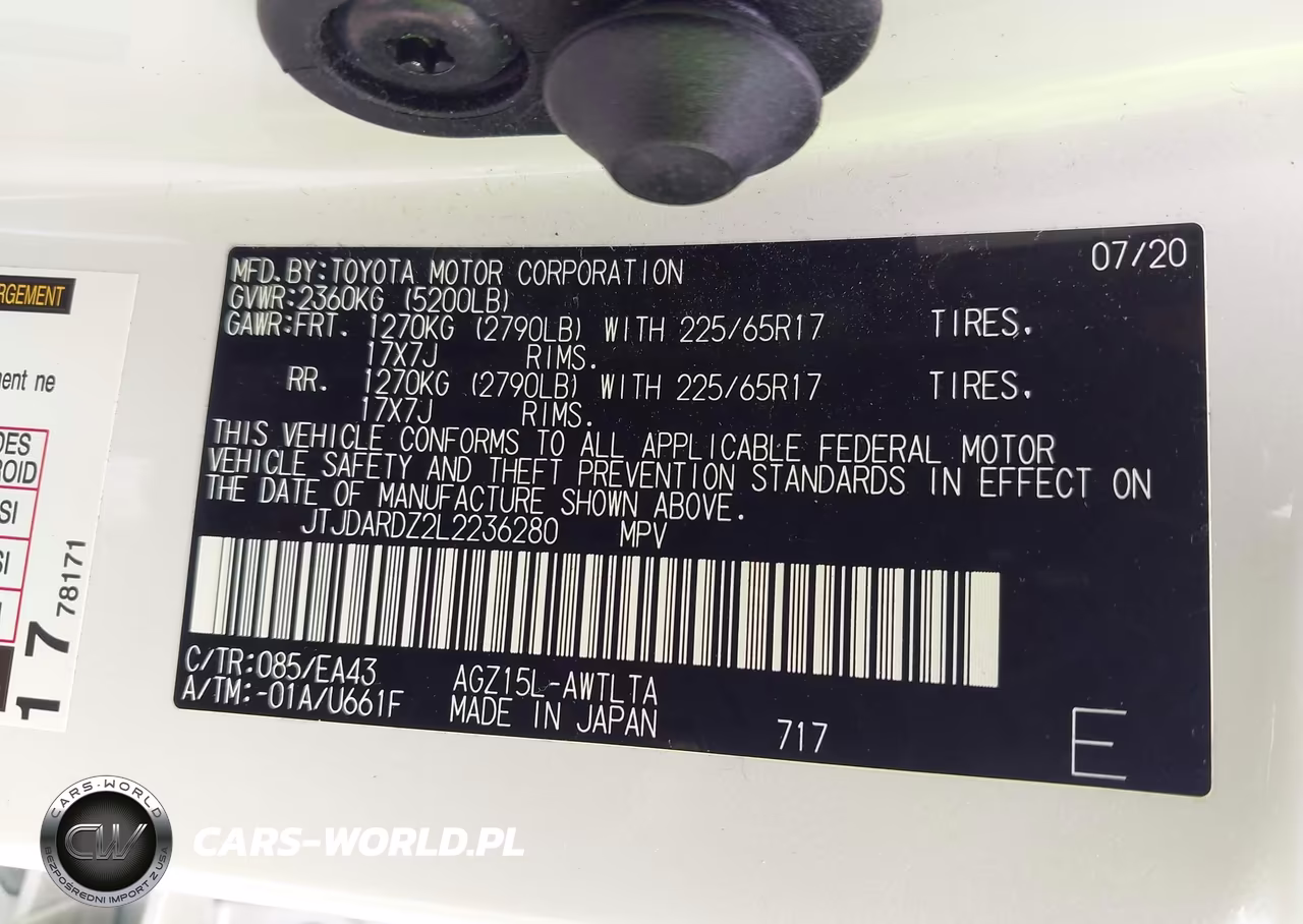 2020 Lexus Nx 300 VIN:JTJDARDZ2L2236280 - 9