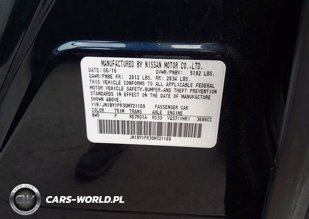 2016 Infiniti Q70L 3.7X VIN:JN1BY1PR3GM721169 - 9