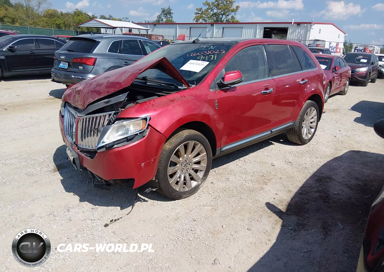 2012 Lincoln Mkx VIN:2LMDJ6JK4CBL19471 - 2