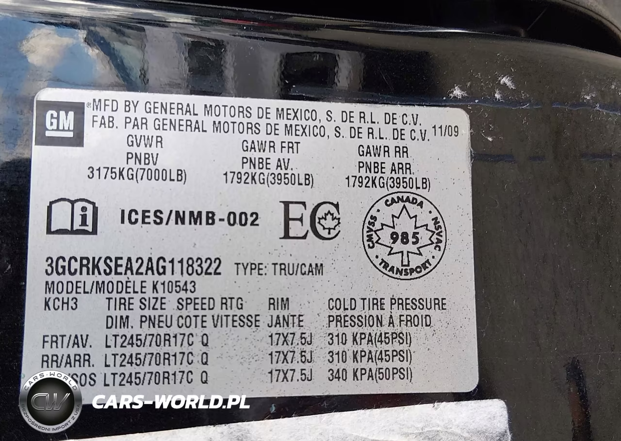 2010 Chevrolet Silverado 1500 Lt VIN:3GCRKSEA2AG118322 - 9