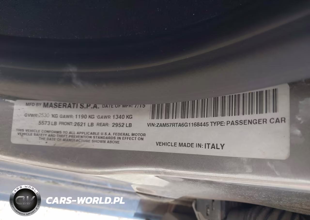 2016 Maserati Ghibli S Q4 VIN:ZAM57RTA6G1168445 - 9