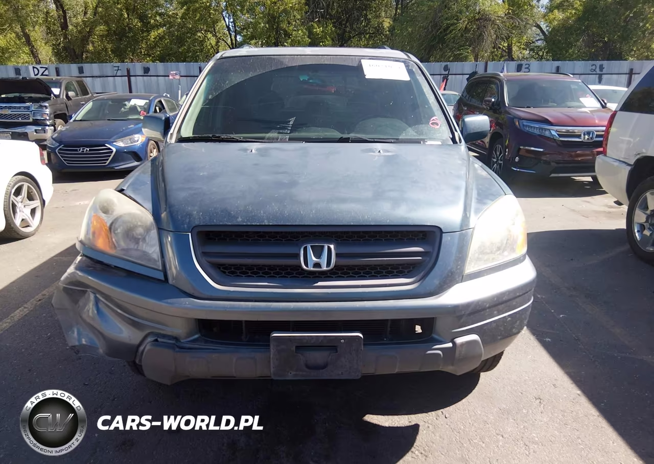 2005 Honda Pilot Ex-L VIN:2HKYF18515H509239 - 12