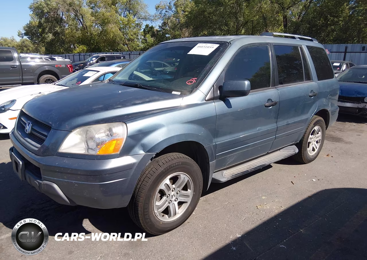 2005 Honda Pilot Ex-L VIN:2HKYF18515H509239 - 2