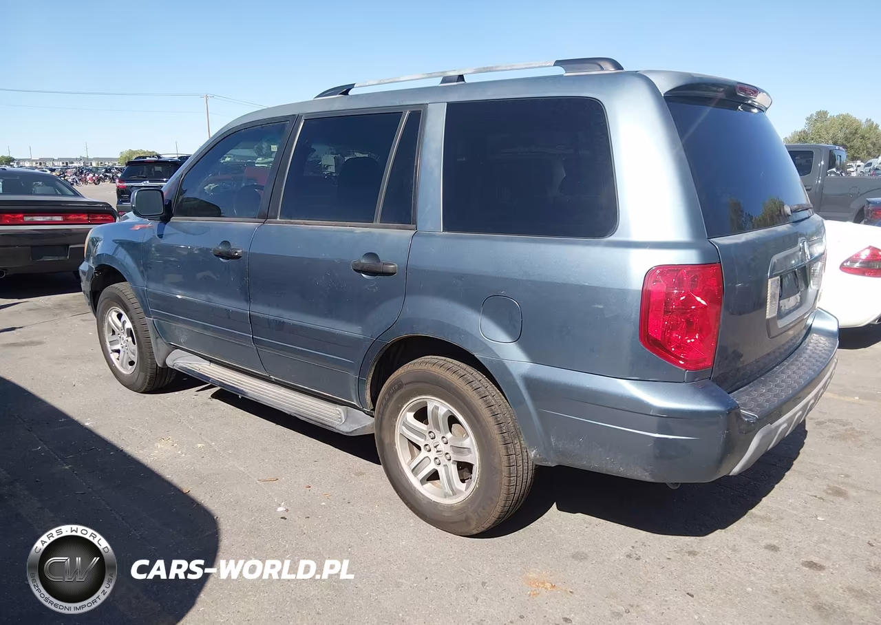 2005 Honda Pilot Ex-L VIN:2HKYF18515H509239 - 3