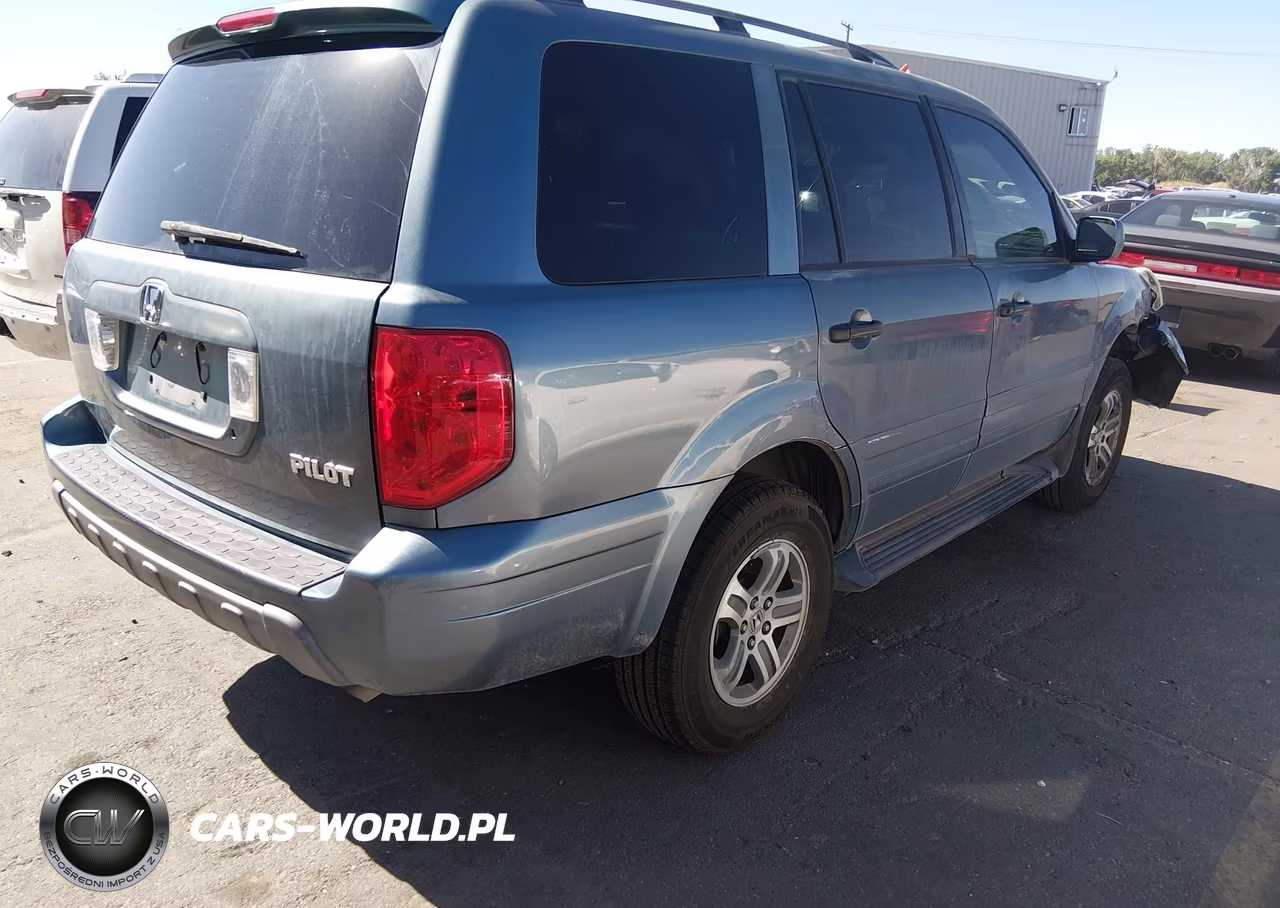 2005 Honda Pilot Ex-L VIN:2HKYF18515H509239 - 4