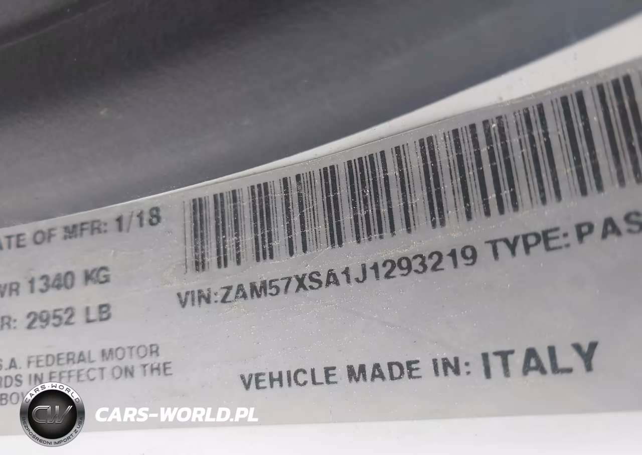 2018 Maserati Ghibli VIN:ZAM57XSA1J1293219 - 9