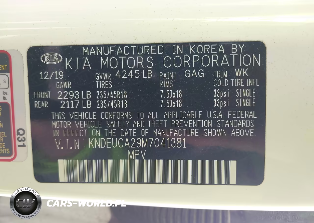 2021 Kia Seltos S Turbo VIN:KNDEUCA29M7041381 - 9