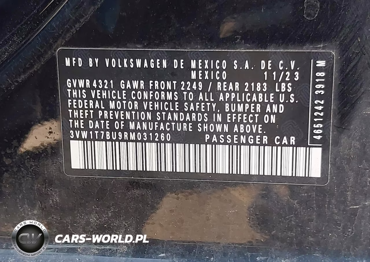 2024 Volkswagen Jetta Gli 2.0T Autobahn VIN:3VW1T7BU9RM031260 - 9