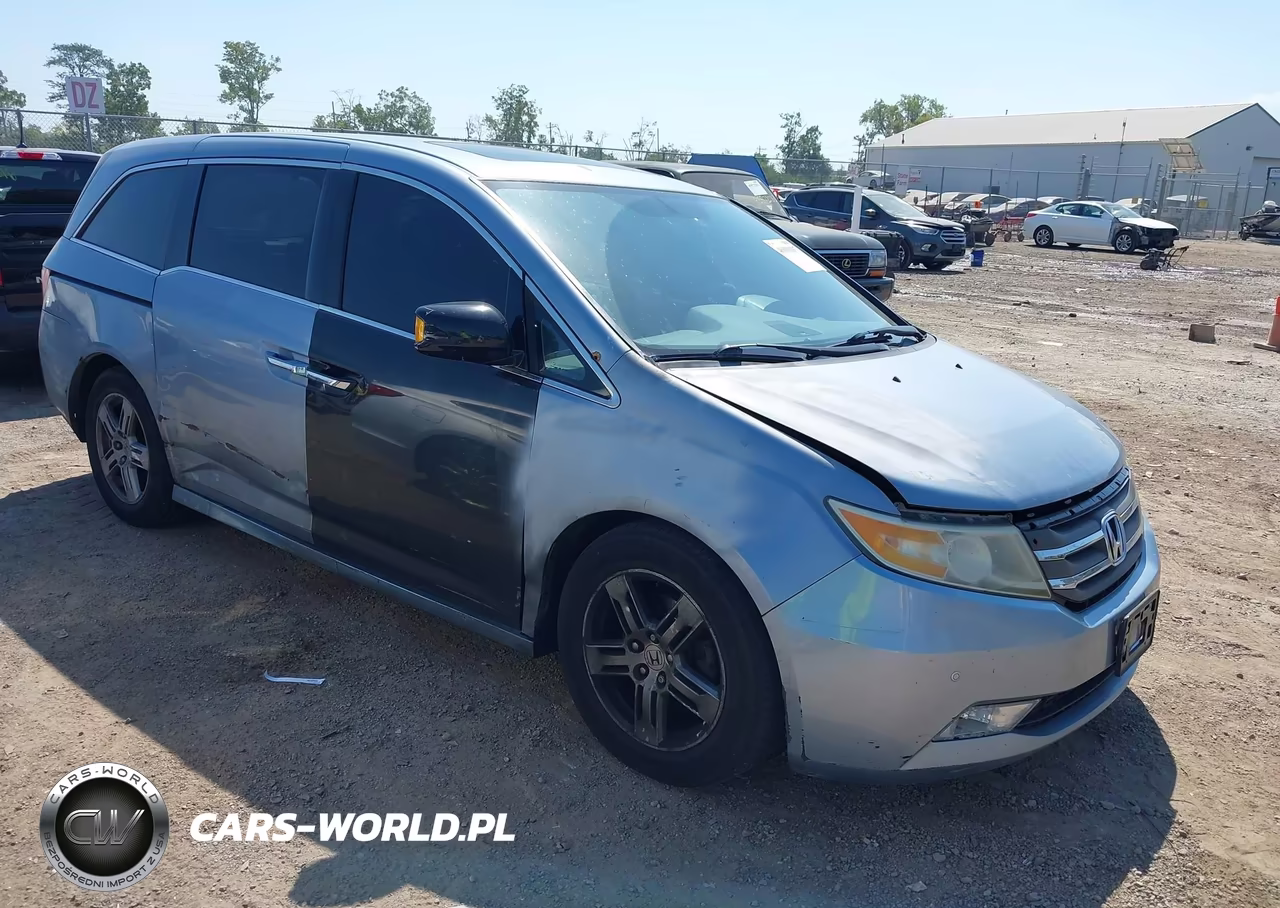 2011 Honda Odyssey Touring-Touring Elite VIN:5FNRL5H92BB073387 - 1