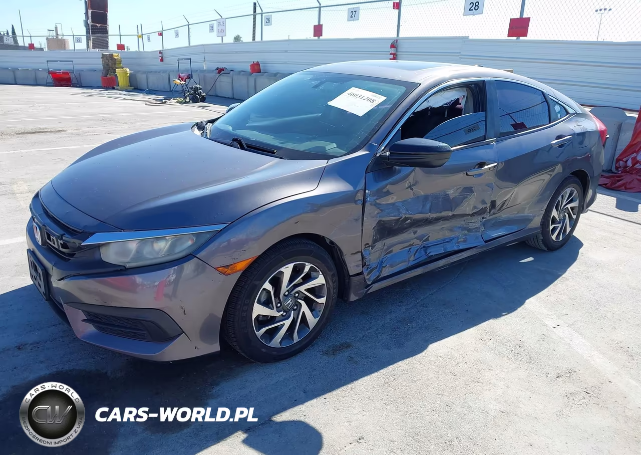 2018 Honda Civic Ex VIN:2HGFC2F70JH529593 - 2