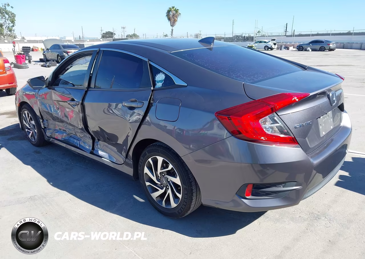 2018 Honda Civic Ex VIN:2HGFC2F70JH529593 - 3