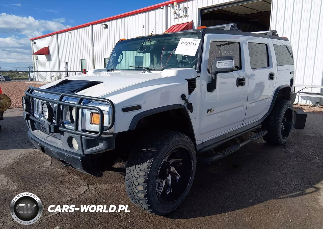 2003 Hummer H2 VIN:5GRGN23U83H117453 - 2