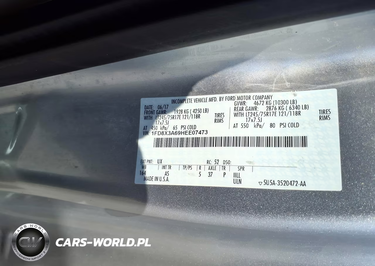 2017 Ford F-350 Xl VIN:1FD8X3A69HEE07473 - 9