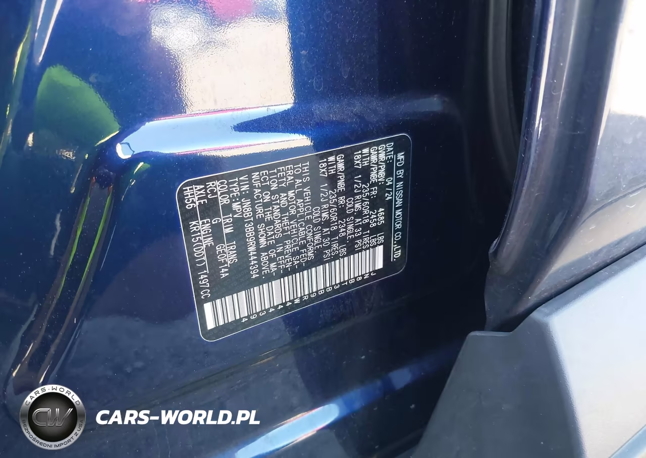 2024 Nissan Rogue Sv Intelligent Awd VIN:JN8BT3BB9RW444394 - 9